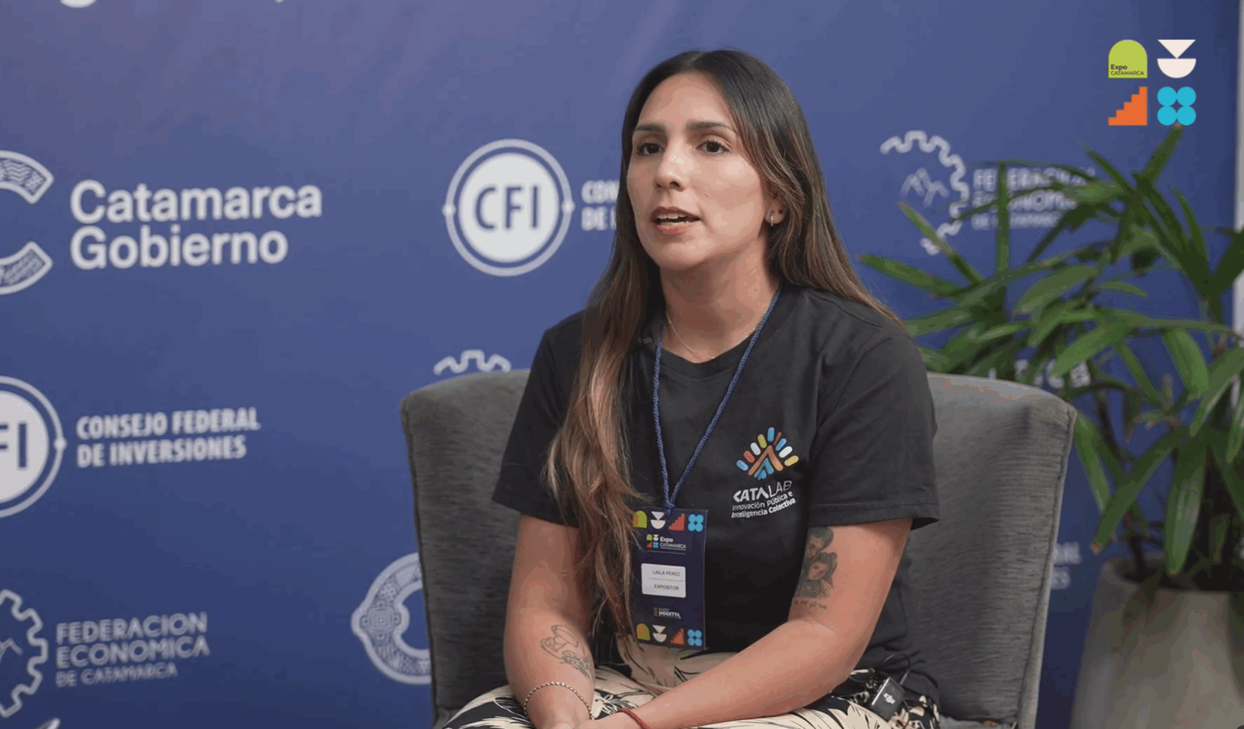EXPO CATAMARCA- Entrevistas Laila Perez CATALAB