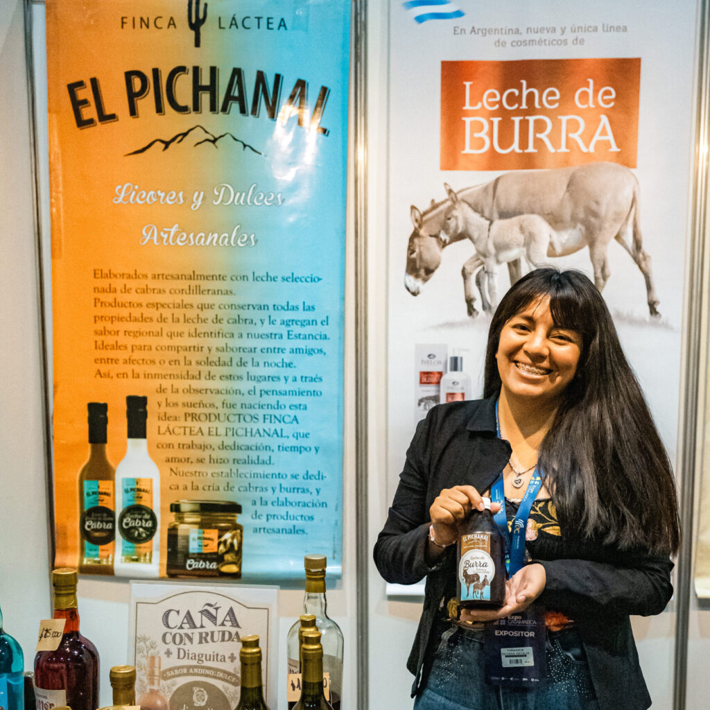 El Pichanal sorprende en la Expo con leche de burra y desarrollos nacidos en Santa María